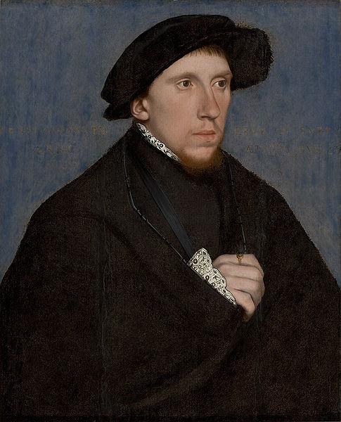 HOLBEIN, Hans the Younger The Poet Henry Howard oil painting image